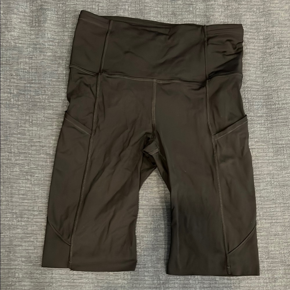 Lululemon Black High-Waisted Biker Shorts (from leggings that were cut)